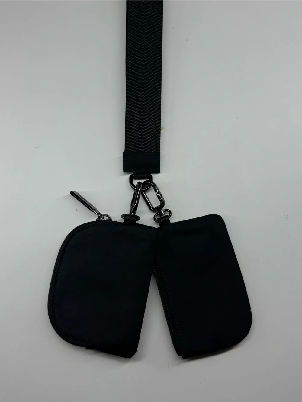 Lululemon Dual Pouch Wristlet (Black Metal)
